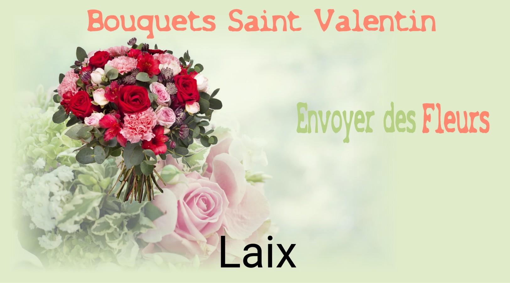 Roses de Saint-Valentin livrées à Laix